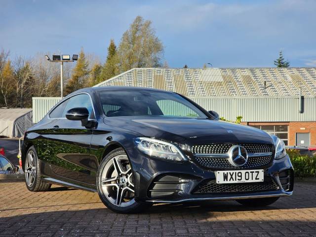 Mercedes-Benz C Class 1.5 C200 AMG Line 9G-Tronic MHEV Coupe 2dr Coupe Petrol Black