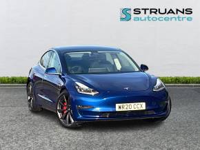 TESLA MODEL 3 2020 (20) at Struans Dundee